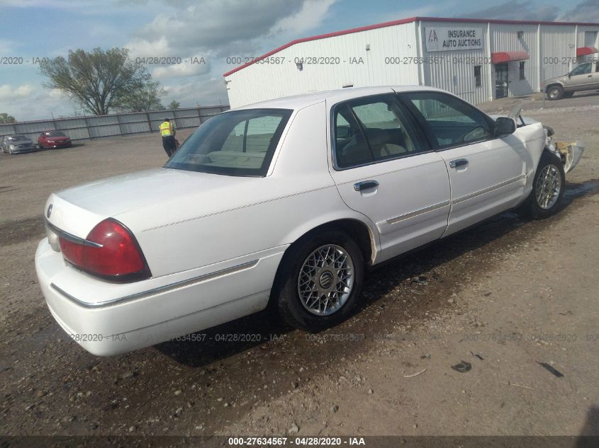 2001 Mercury Grand Marquis Gs VIN: 2MEFM74W81X655854 Lot: 27634567