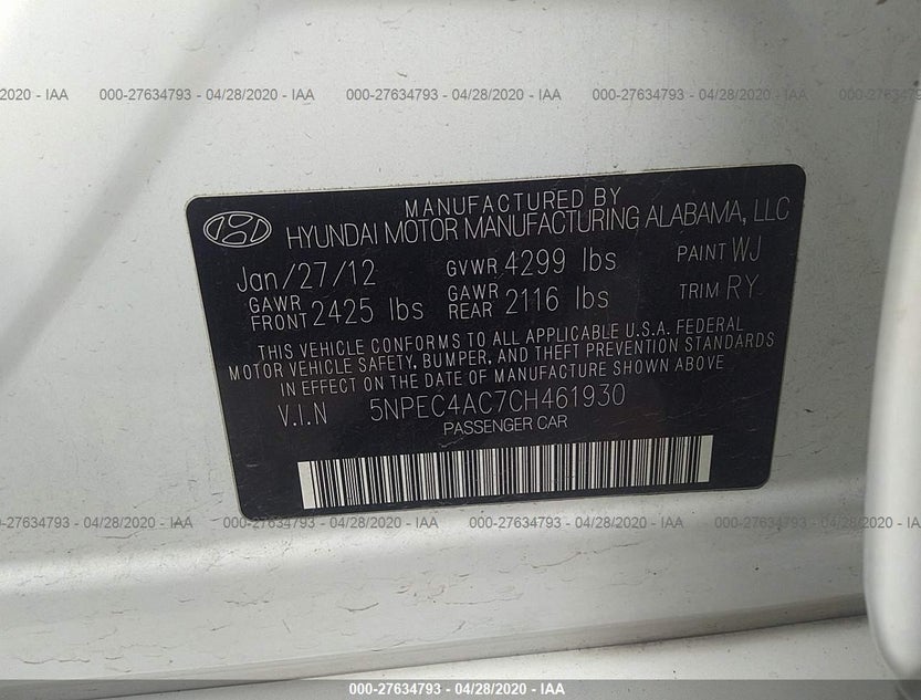 5NPEC4AC7CH461930