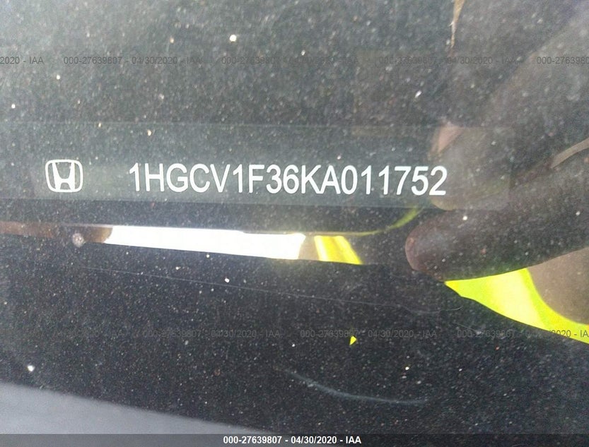 1HGCV1F36KA011752