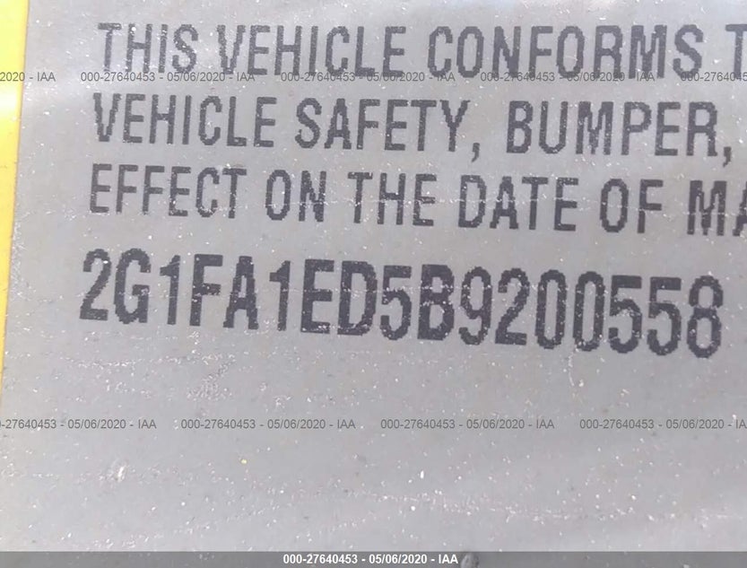 2G1FA1ED5B9200558