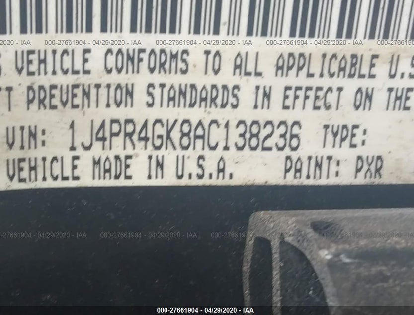1J4PR4GK8AC138236