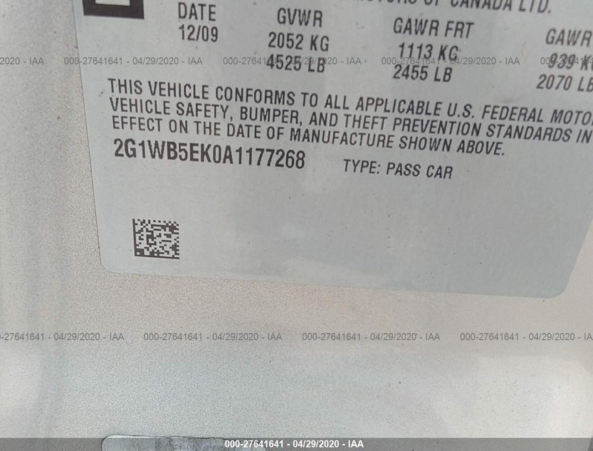2G1WB5EK0A1177268