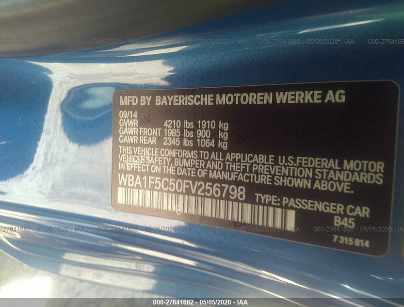 WBA1F5C50FV256798
