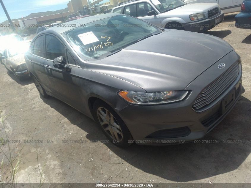 2013 Ford Fusion Se VIN: 3FA6P0H73DR346076 Lot: 27642294