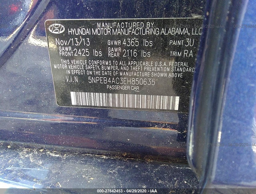 5NPEB4AC3EH850635