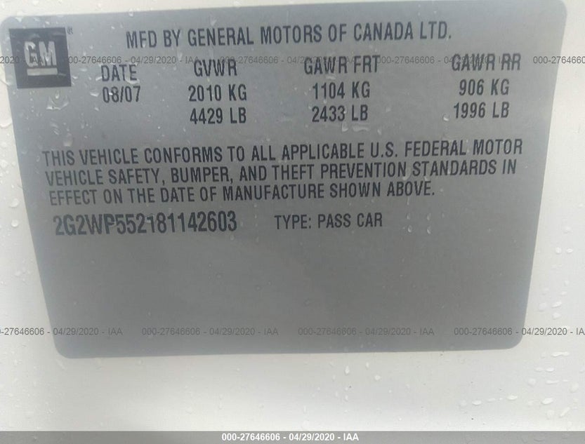 2G2WP552181142603