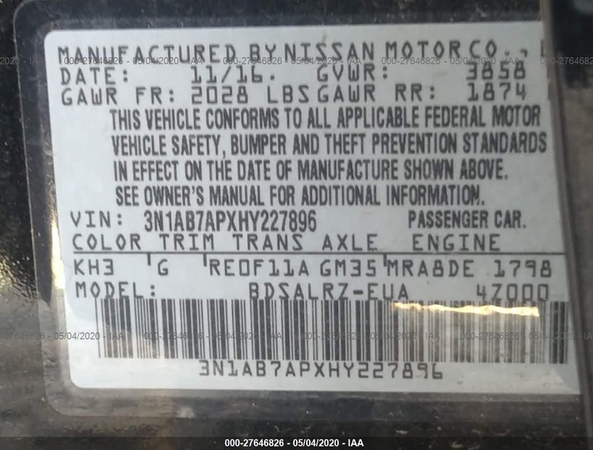 3N1AB7APXHY227896