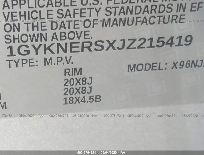1GYKNERSXJZ215419