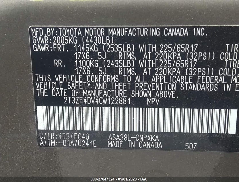2T3ZF4DV4CW122881