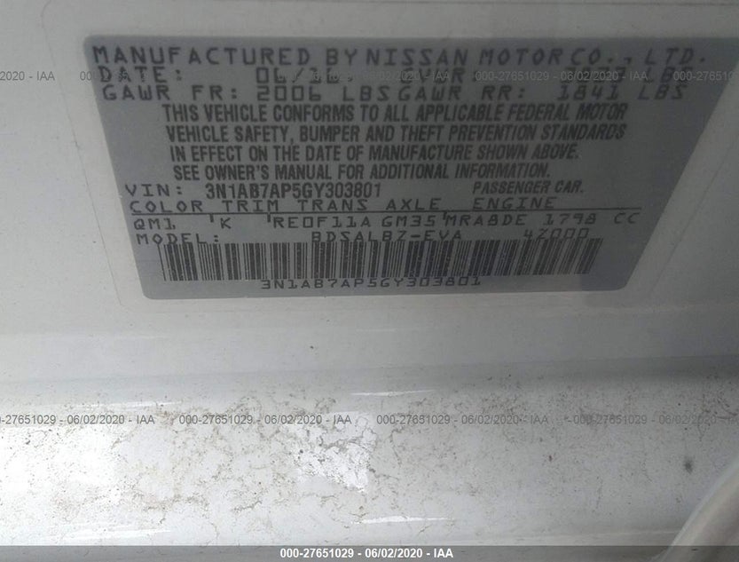 3N1AB7AP5GY303801