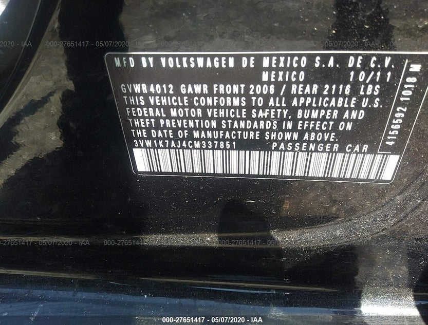 3VW1K7AJ4CM337851
