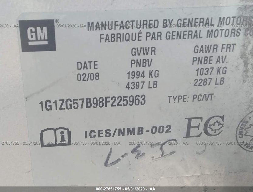 1G1ZG57B98F225963