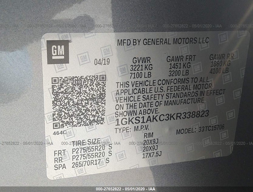 1GKS1AKC3KR338823