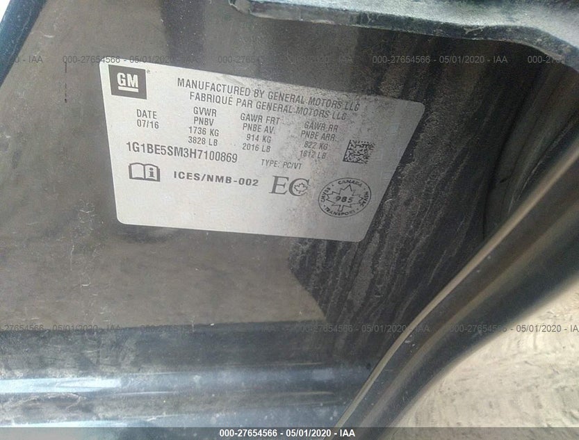 1G1BE5SM3H7100869