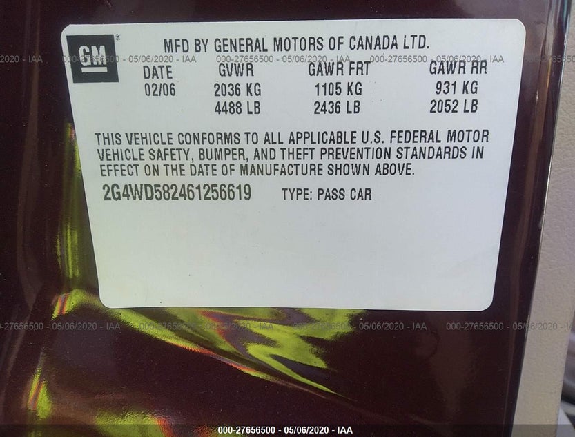 2G4WD582461256619