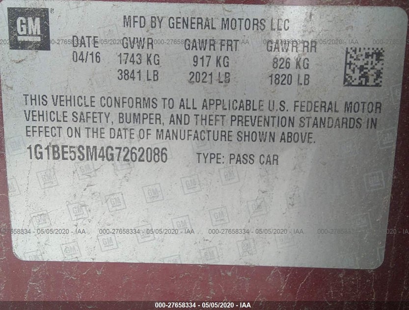 1G1BE5SM4G7262086