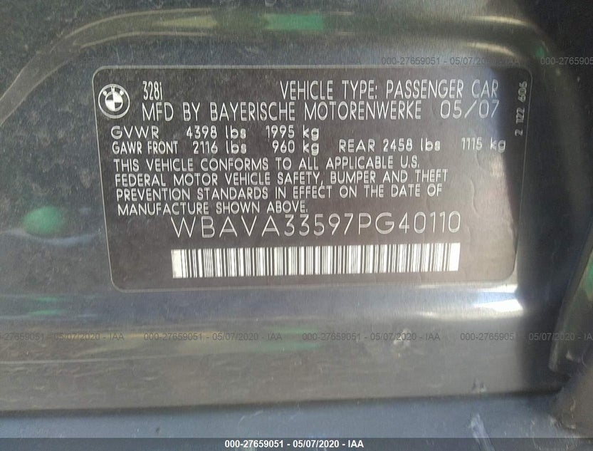 WBAVA33597PG40110