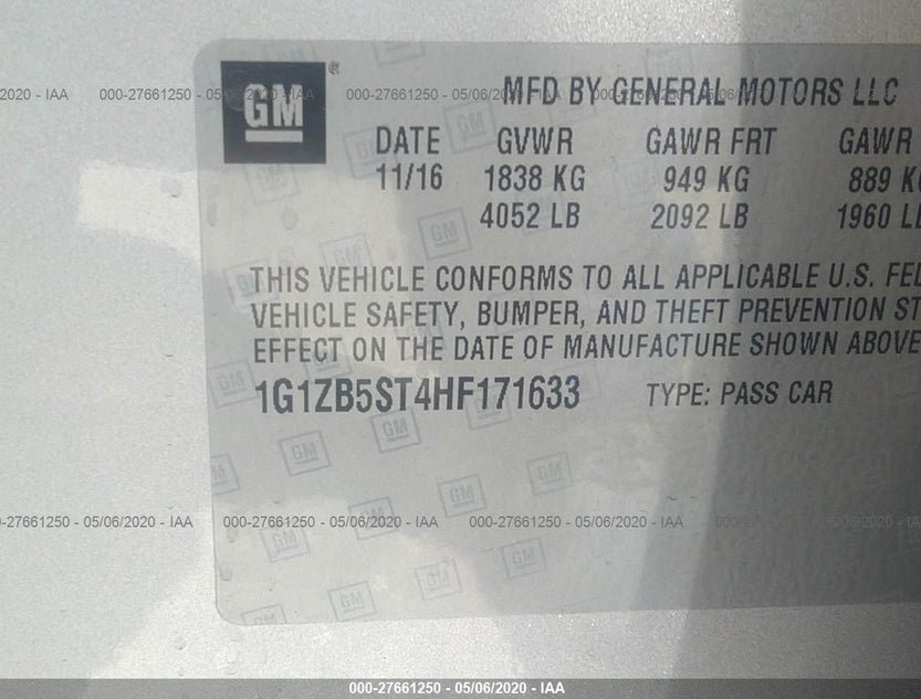 1G1ZB5ST4HF171633