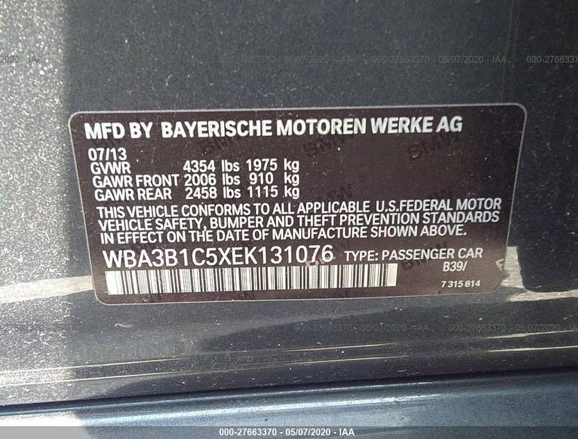 WBA3B1C5XEK131076