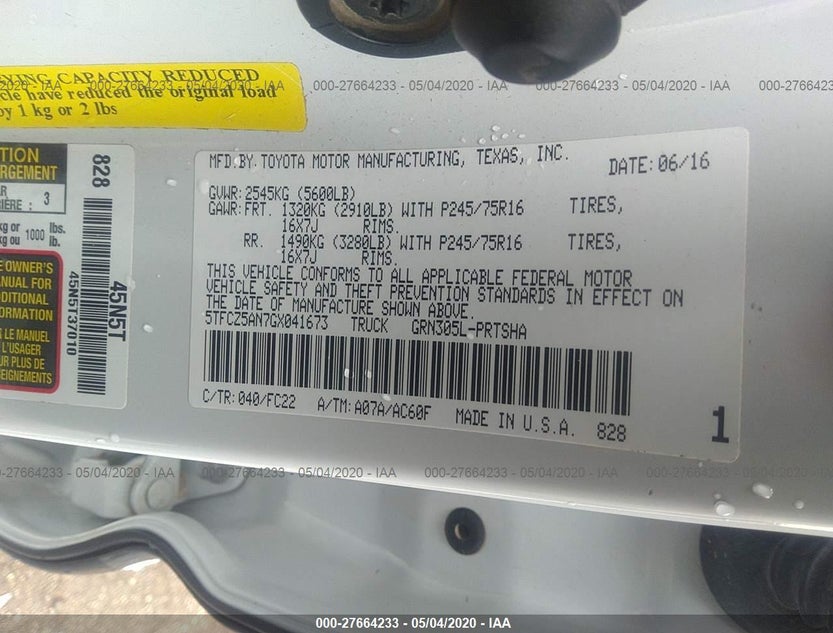 5TFCZ5AN7GX041673