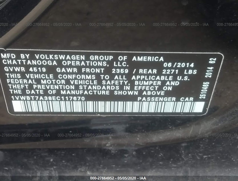 1VWBT7A38EC117670