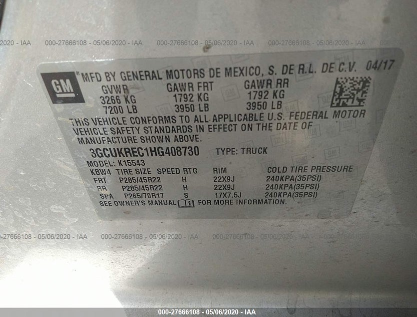 3GCUKREC1HG408730