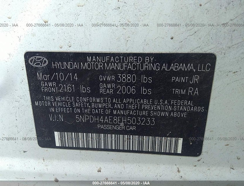 5NPDH4AE8EH503233