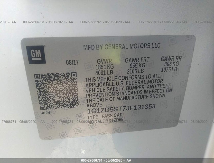 1G1ZD5ST7JF131353