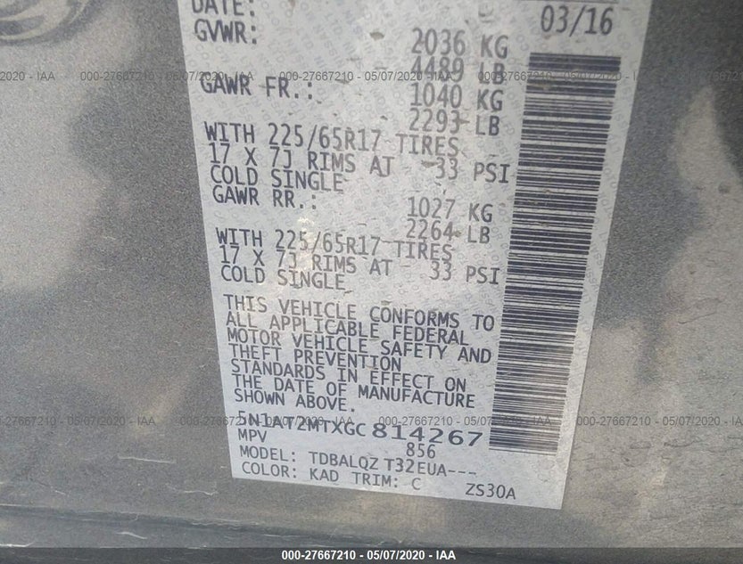 5N1AT2MTXGC814267