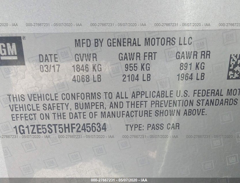1G1ZE5ST5HF245634