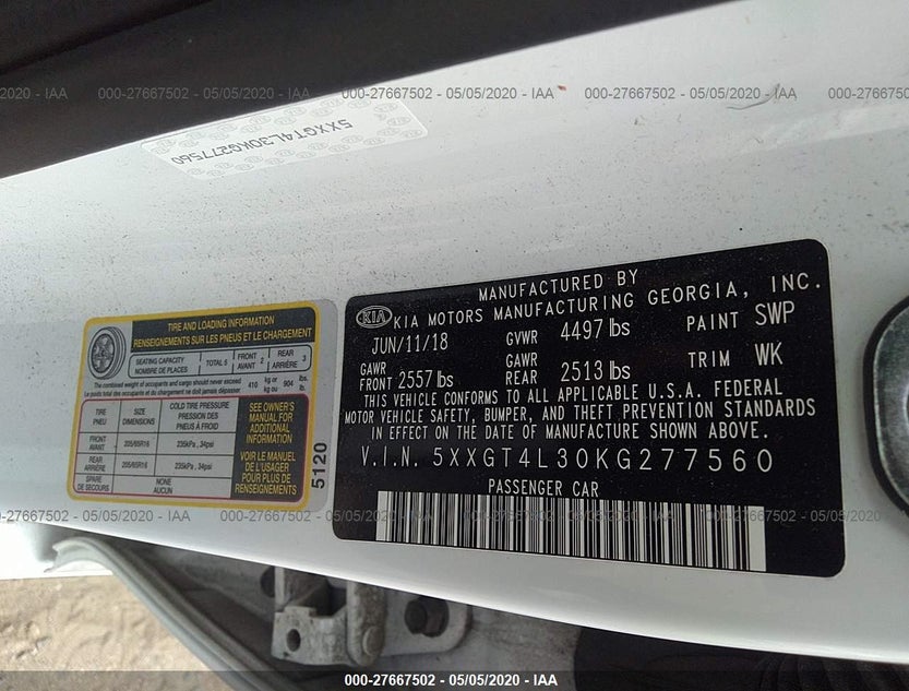 5XXGT4L30KG277560