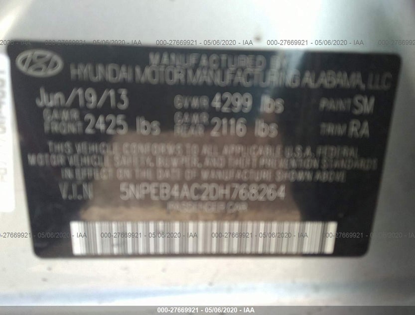 5NPEB4AC2DH768264