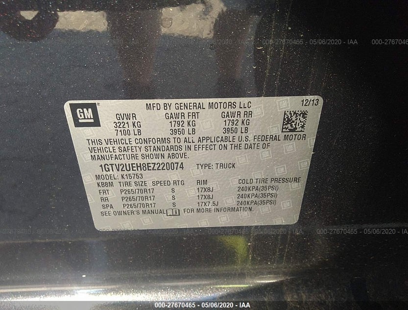 1GTV2UEH8EZ220074