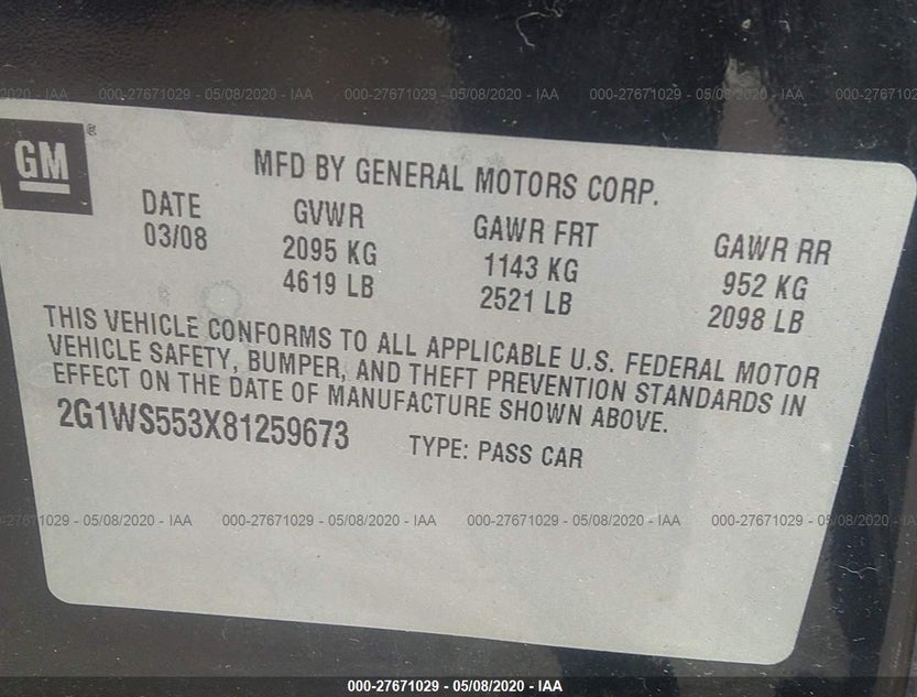 2G1WS553X81259673