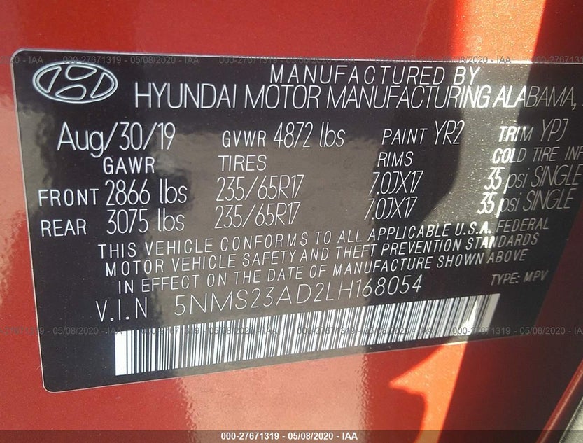 5NMS23AD2LH168054