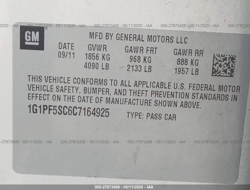 1G1PF5SC6C7164925