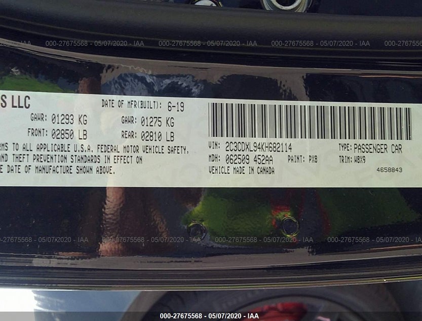 2C3CDXL94KH682114
