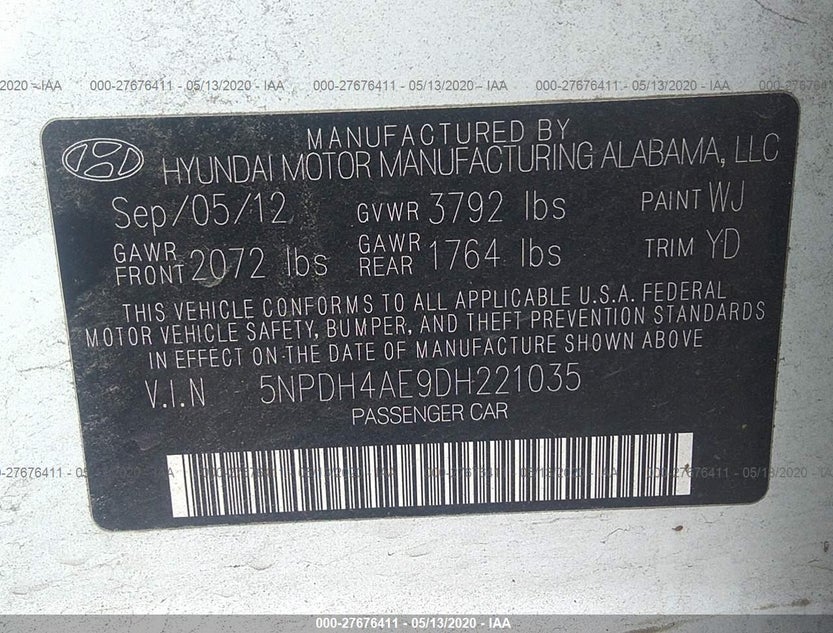 5NPDH4AE9DH221035