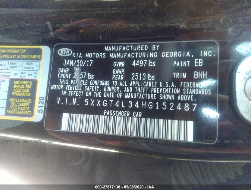 5XXGT4L34HG152487