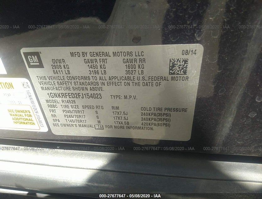 1GNKRFED2FJ154023