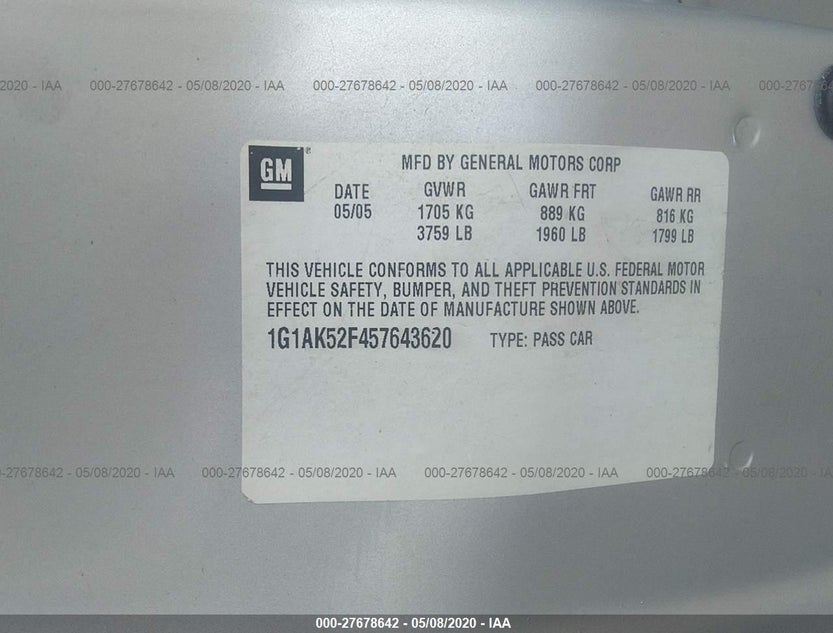 1G1AK52F457643620