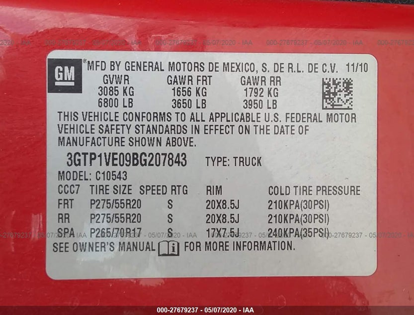 3GTP1VE09BG207843