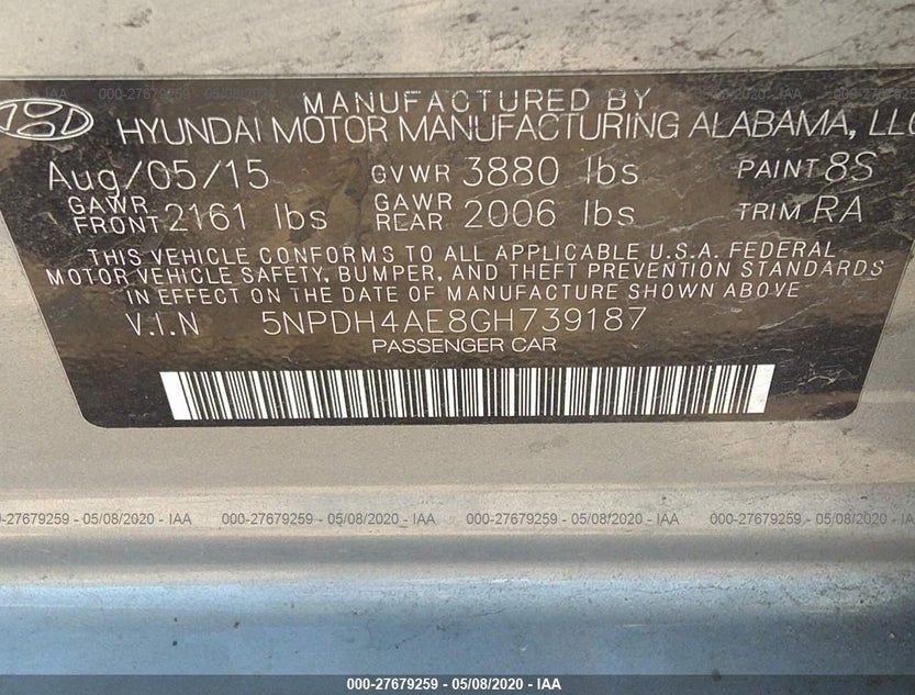 5NPDH4AE8GH739187