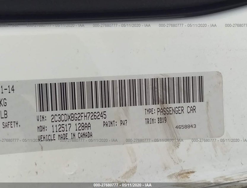 2C3CDXBG2FH726245