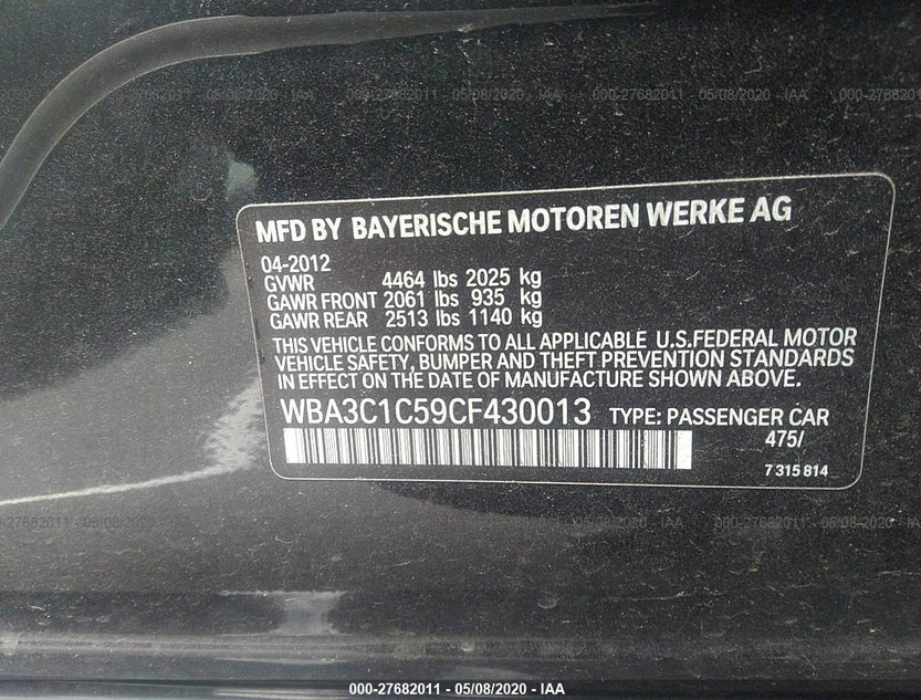 WBA3C1C59CF430013