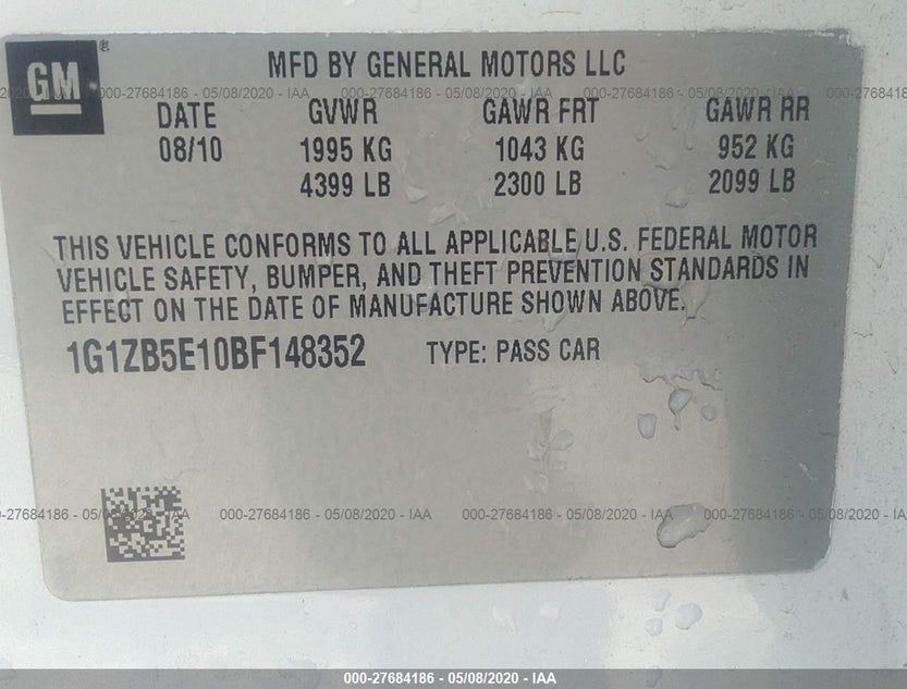 1G1ZB5E10BF148352
