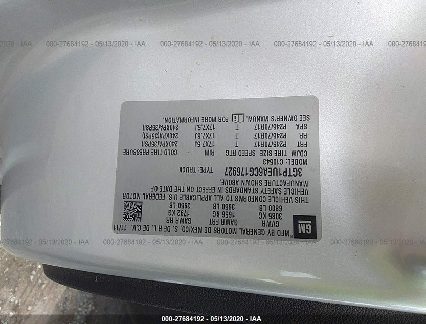 3GTP1UEA6CG176927