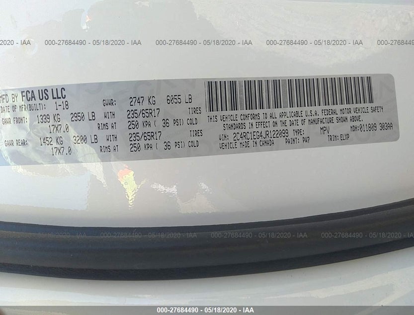 2C4RC1EG4JR122099