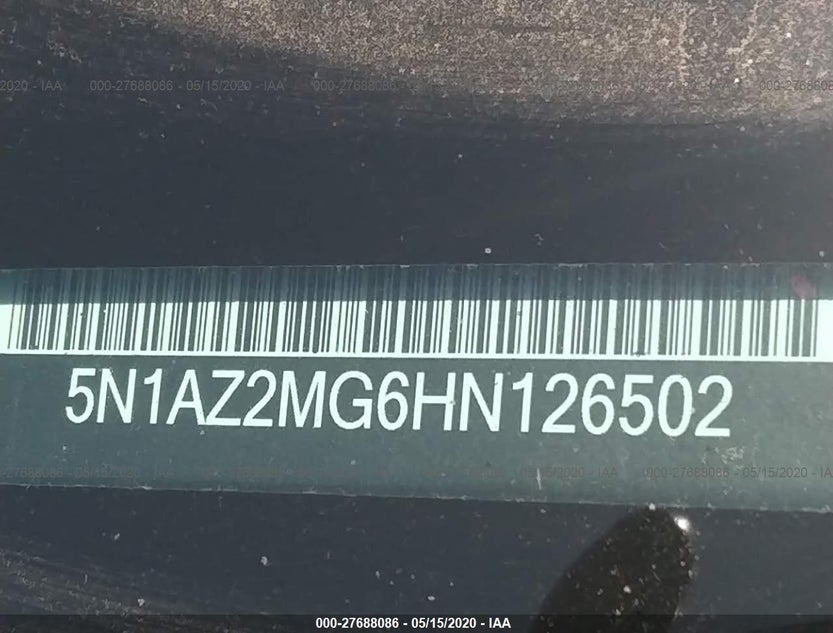5N1AZ2MG6HN126502