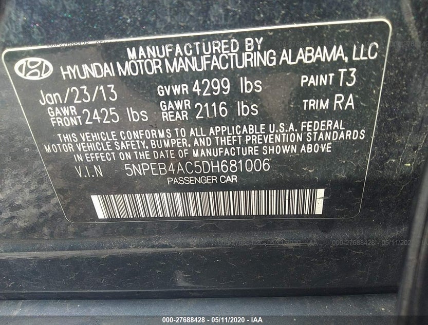 5NPEB4AC5DH681006
